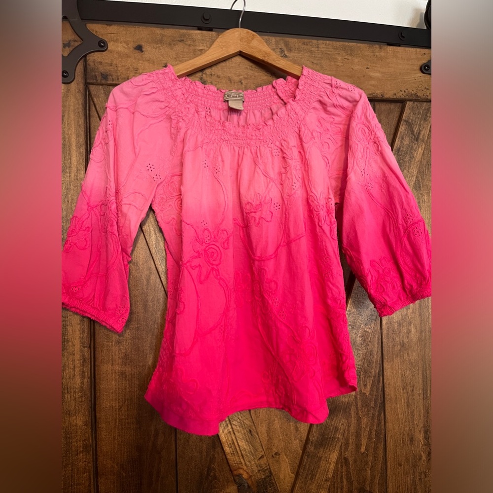 BRIGHT SHADES OF PINK TOP 💗